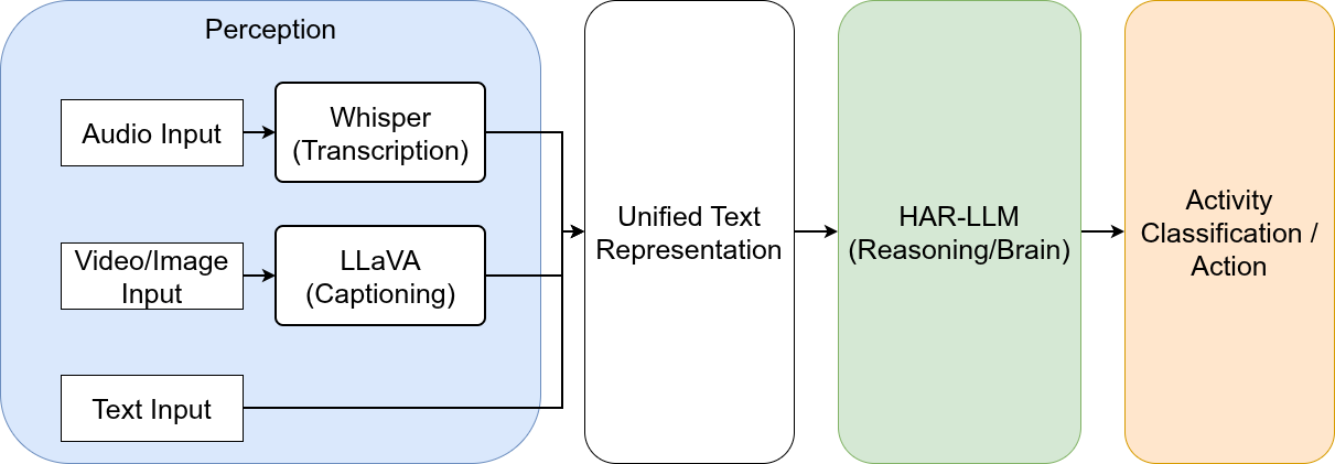 Detailed HAR-Agent processing pipeline showing all three pathways